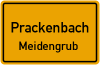 Straßenverzeichnis Prackenbach Meidengrub