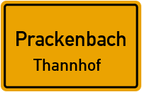 Straßenverzeichnis Prackenbach Thannhof