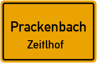 Straßenverzeichnis Prackenbach Zeitlhof