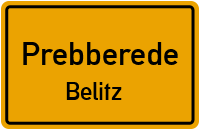 Landstraße in PrebberedeBelitz
