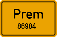Straßen in 86984 Prem