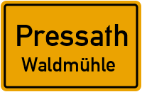 Waldmühle in 92690 Pressath (Waldmühle)