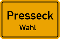 Wahl in 95355 Presseck (Wahl)