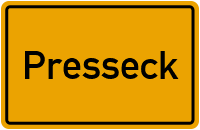 City Sign Presseck