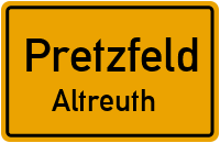 Straßen in Pretzfeld Altreuth