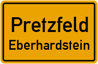 Straßenverzeichnis Pretzfeld Eberhardstein