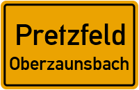 Straßen in Pretzfeld Oberzaunsbach