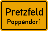 Straßen in Pretzfeld Poppendorf