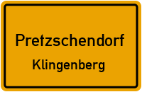 Bahnhofstraße in PretzschendorfKlingenberg