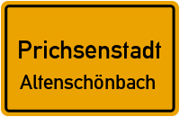 Kleinschönbacher Straße in PrichsenstadtAltenschönbach