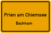 Moorbachweg in 83209 Prien am Chiemsee (Bachham)