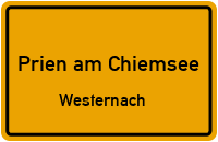 Schlehdornstraße in Prien am ChiemseeWesternach
