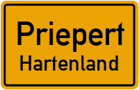 Straßen in Priepert Hartenland