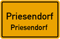 Hauptstraße in PriesendorfPriesendorf