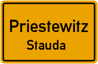 Staudaer Straße in PriestewitzStauda