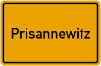 Ortsschild von Prisannewitz in Mecklenburg-Vorpommern
