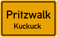 Kuckuckstraße in PritzwalkKuckuck