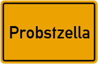Ortsschild von Gemeinde Probstzella in Thüringen