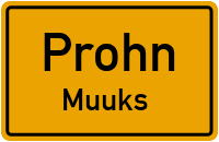 Dorfstraße in ProhnMuuks