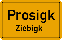 Ziebigker Straße in ProsigkZiebigk