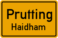 Straßenverzeichnis Prutting Haidham