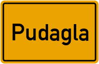 Hauptstraße in Pudagla