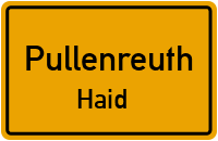 Straßen in Pullenreuth Haid