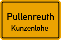 Straßen in Pullenreuth Kunzenlohe