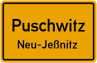 Neu-Jeßnitzer Hauptstraße in PuschwitzNeu-Jeßnitz