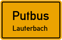 Lauterbach-Vilmnitzer Chaussee in PutbusLauterbach