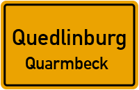 Suderöder Chaussee in QuedlinburgQuarmbeck