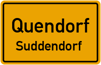 Schulstraße in QuendorfSuddendorf