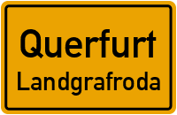Hauptstraße in QuerfurtLandgrafroda