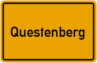 Ortsschild von Gemeinde Questenberg in Sachsen-Anhalt