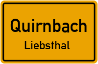 Liebsthaler Straße in QuirnbachLiebsthal
