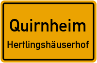 Mertesheimer Weg in QuirnheimHertlingshäuserhof