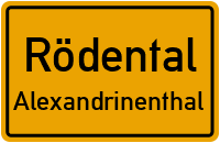 Friedlandstraße in RödentalAlexandrinenthal