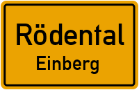 Waldstraße in RödentalEinberg