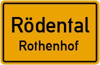 Straßenverzeichnis Rödental Rothenhof