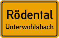 Froschgrundstraße in RödentalUnterwohlsbach