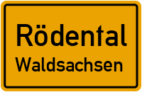 Straßenverzeichnis Rödental Waldsachsen