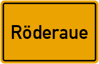 City Sign Röderaue