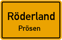 Prösener Gartenstraße in RöderlandPrösen