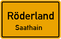 Alte Dorfstraße in RöderlandSaathain
