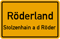 Gartenstraße in RöderlandStolzenhain a d Röder