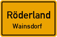 Weststraße in RöderlandWainsdorf