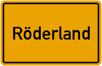 Ortsschild Röderland