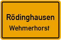 Westerbergstraße in RödinghausenWehmerhorst
