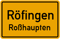 Feldstraße in RöfingenRoßhaupten