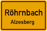 Straßenverzeichnis Röhrnbach Alzesberg